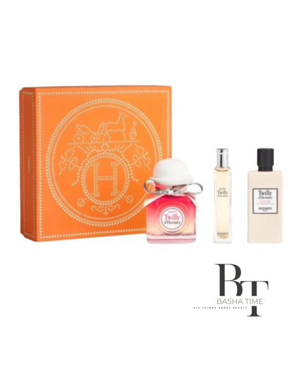 "مجموعة عطر TUTTI TWILLY من HERMES (ماء عطر): 85 مل + 15 مل + بلسم 80 مل - إصدار FEH24"