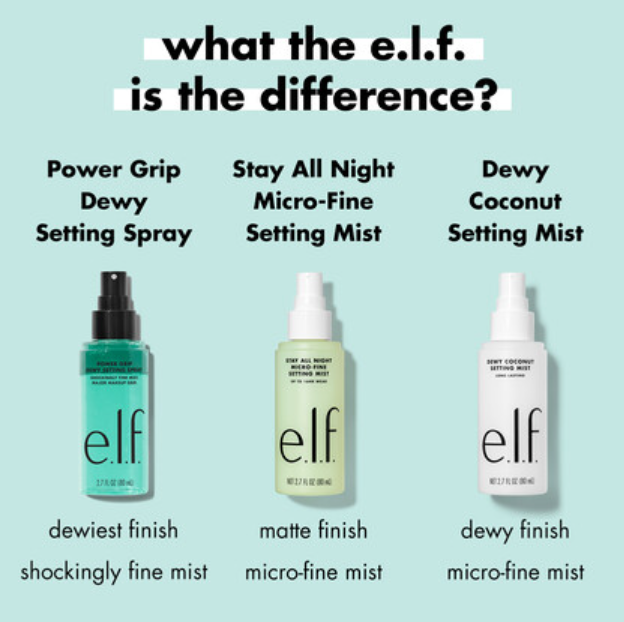 Elf, Power Grip Dewy Setting Spray