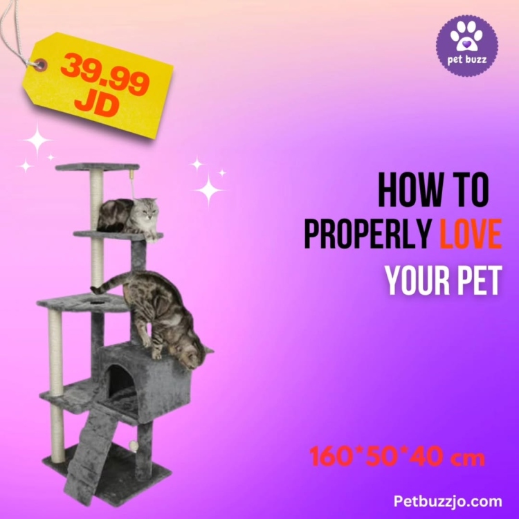 Moderate cat scratcher 160cm with 3 layers 