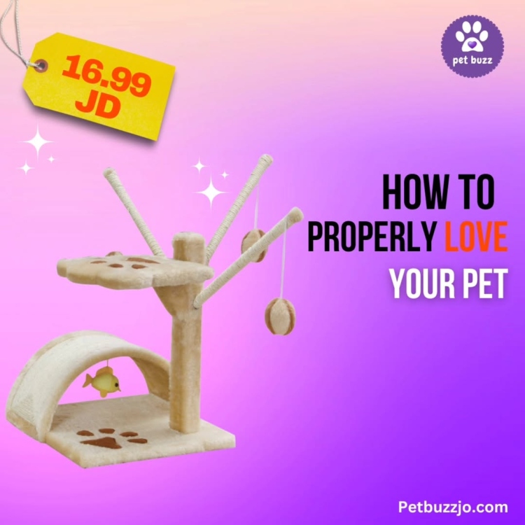 Cat scratcher with paws