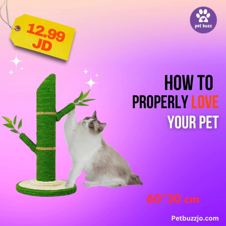 Cat Scratch Post, Bamboo Shape 60cm