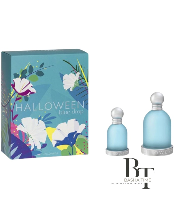 مجموعة عطر هالووين بلو دروب سبرينغ (ماء عطر) 100 مل + 30 مل