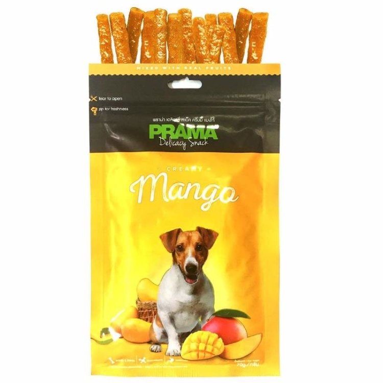 PRAMA Delicacy Mango Dog Treats (70 Grams) FREASH MEAT