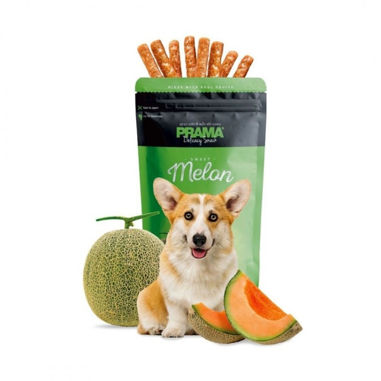 Prama Delicacy Snack Sweet Melon Dog Treats 70g