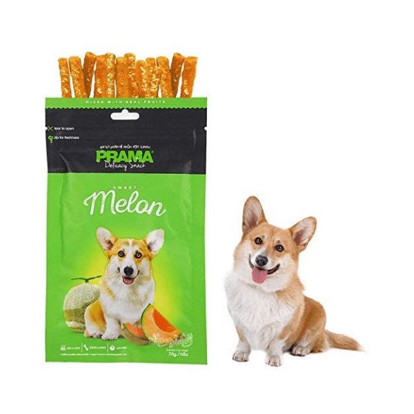 Prama Delicacy Snack Sweet Melon Dog Treats 70g