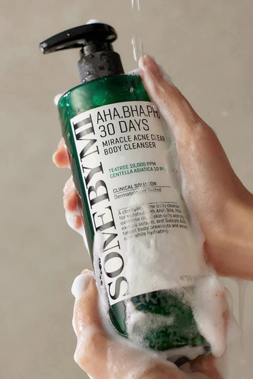 SOME BY MI AHA BHA PHA 30 Days Miracle Body Cleanserغسول الجسم المعجزة لعلاج حبوب الجسم 