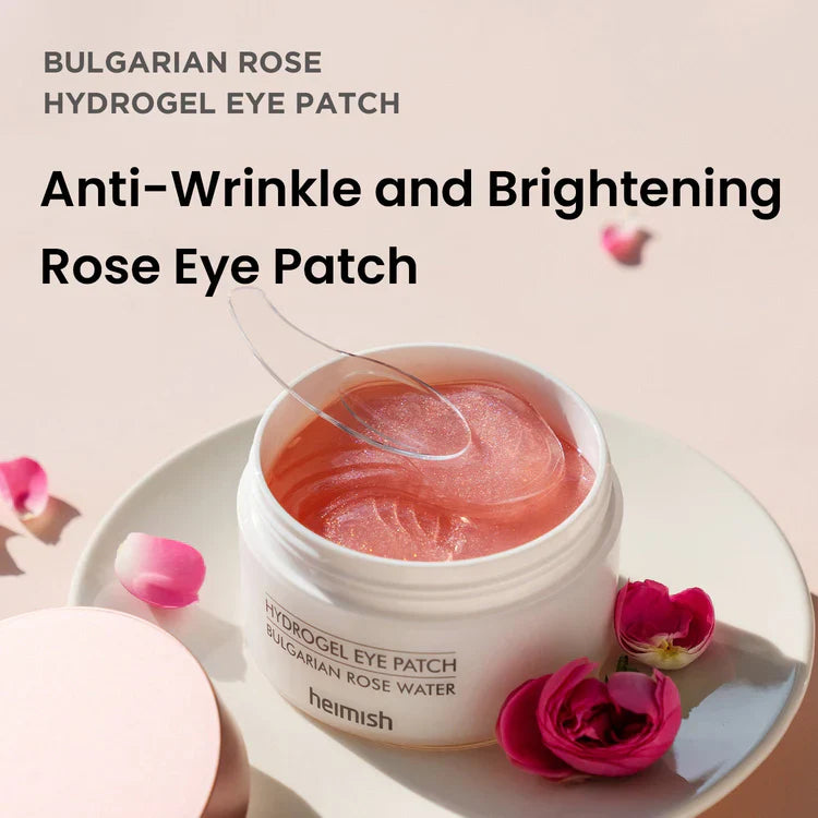 Heimish Bulgarian Rose Water Hydrogel Eye Patch ماسكات العيون بماء الورد البلغاري 
