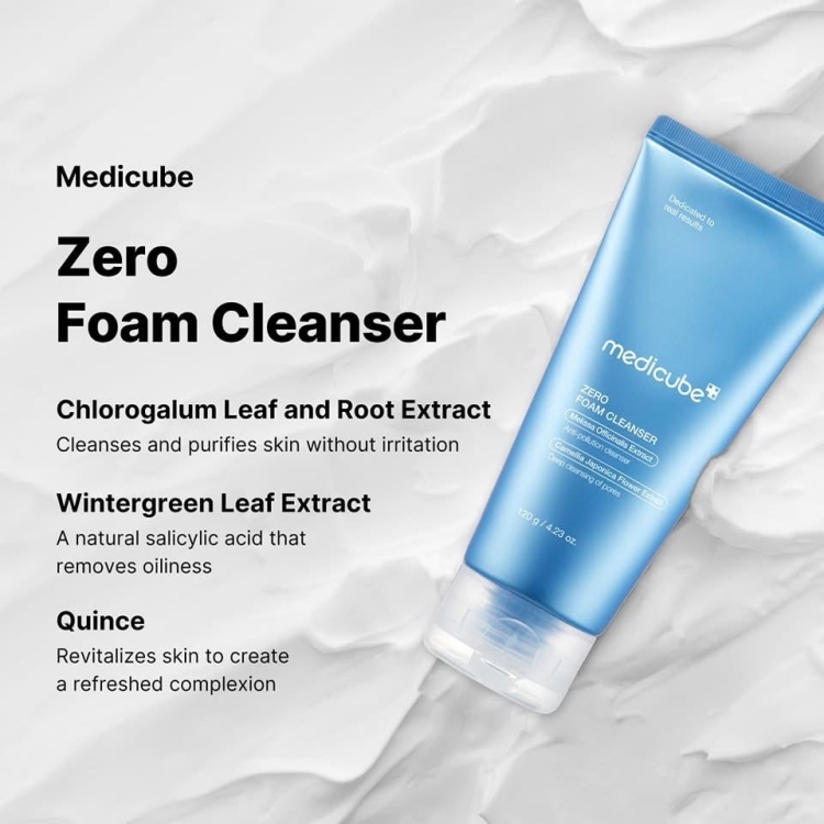 MEDICUBE ZERO FOAM CLEANSER غسول رغوي من ميديكيوب