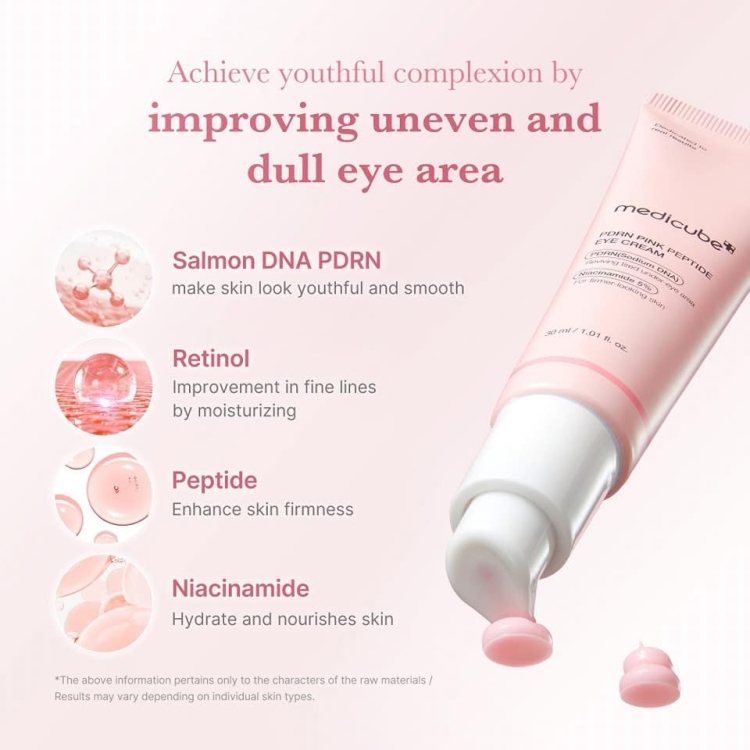 medicube - PDRN Pink Peptide Eye Cream كريم العيون بالببتايد 