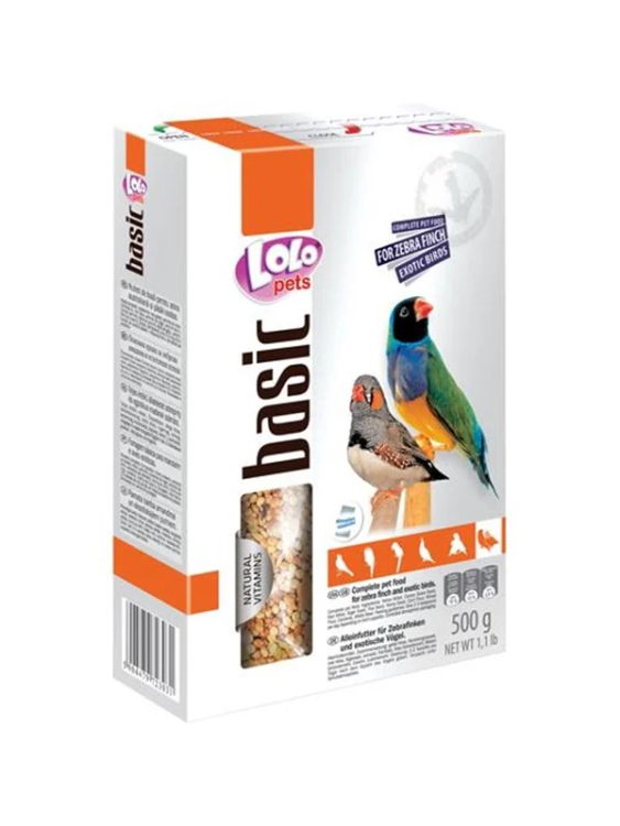 lolo pets premium food for zebra finsh exotic birds