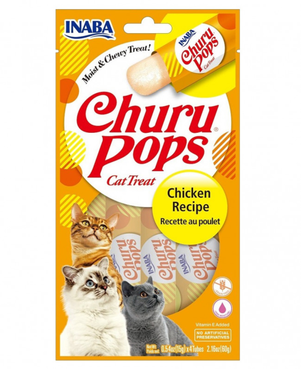 inaba churu pops cat treat - chicken recipe