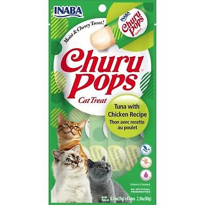 inaba churu pops cat treat - tuna with chicken recipe