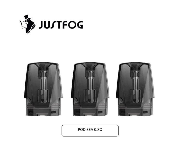 JustFog MiniFit-S Replacement POD 3EA 0.8Ω 