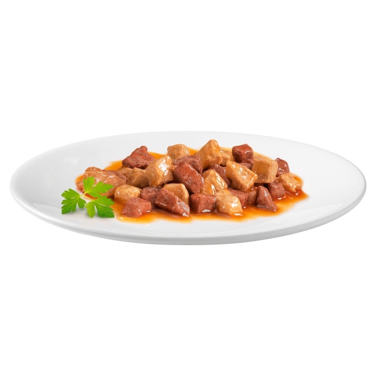 GOURMET Gold Chunks in Gravy Chicken and Liver Wet Cat Food 
