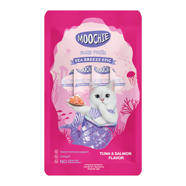 Moochie Cat Fairy Puree Tuna & Salmon