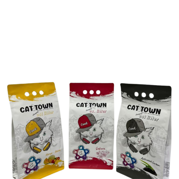 cat town turkey cat litter ( rose , lavender , fruites ) 5 litter