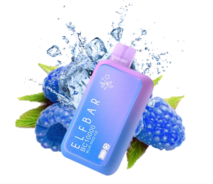 Elf Bar Blue Raspberry Ice -  10,000 Puffs - Disposable Vape