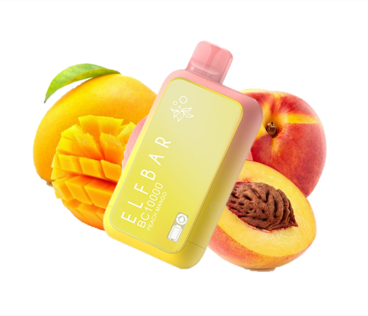 Elf Bar Peach Mango -  10,000 Puffs - Disposable Vape