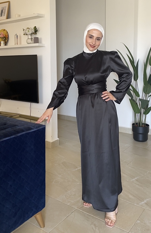 فستان “الامل “اسود