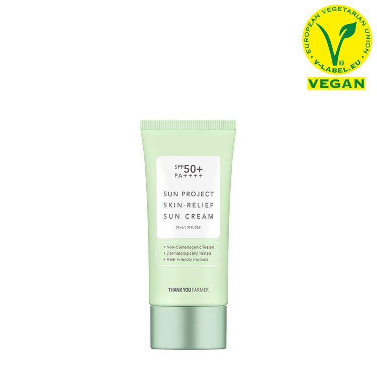THANK YOU FARMER, Sun Project Skin Relief Sun Cream SPF50+ PA++++