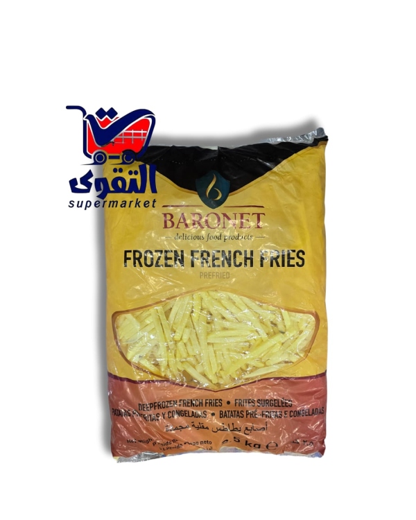 بطاطا بارونيت مجمدة7ب7 2.5كغم