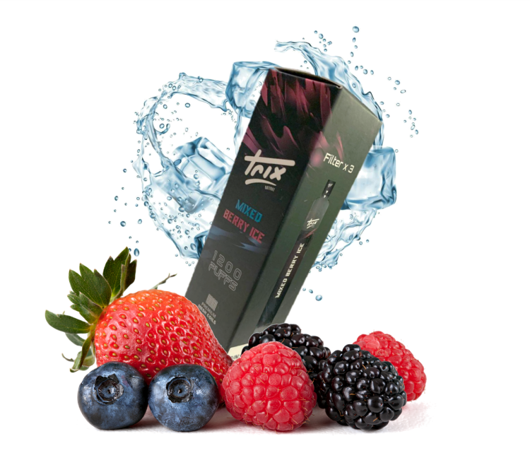 Trix Mini Mixed Berry Ice - 1200 Puff - Disposable Vape 