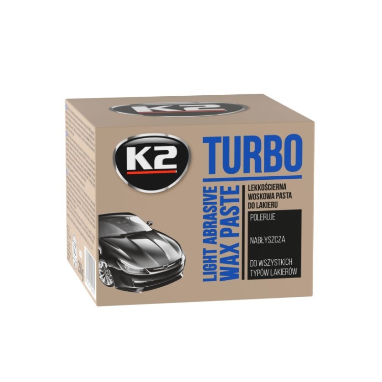 واكس مع سفنجة  K2 TURBO 250 G