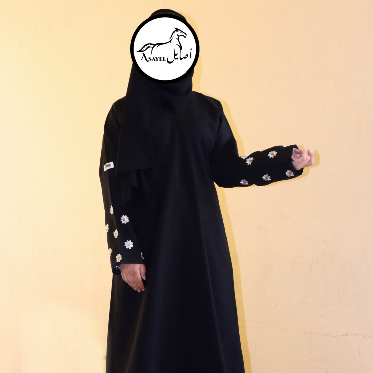 عباية تطريز 