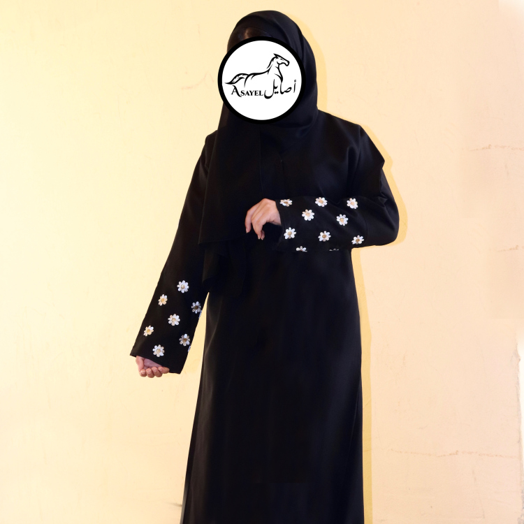 عباية تطريز 