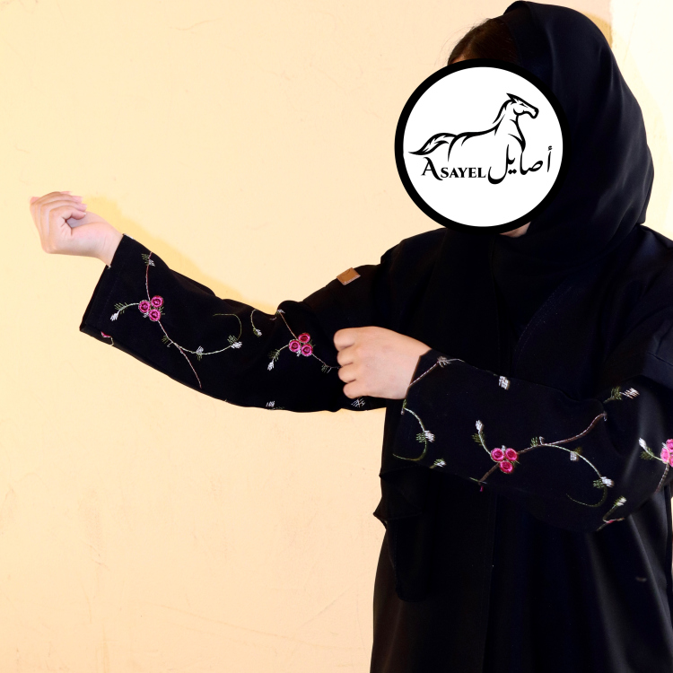 عباية تطريز 