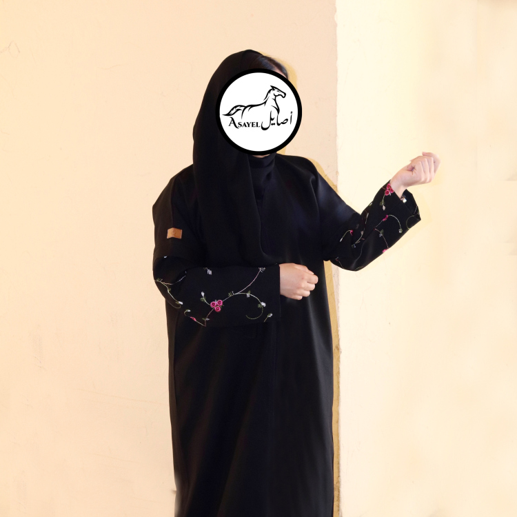 عباية تطريز 