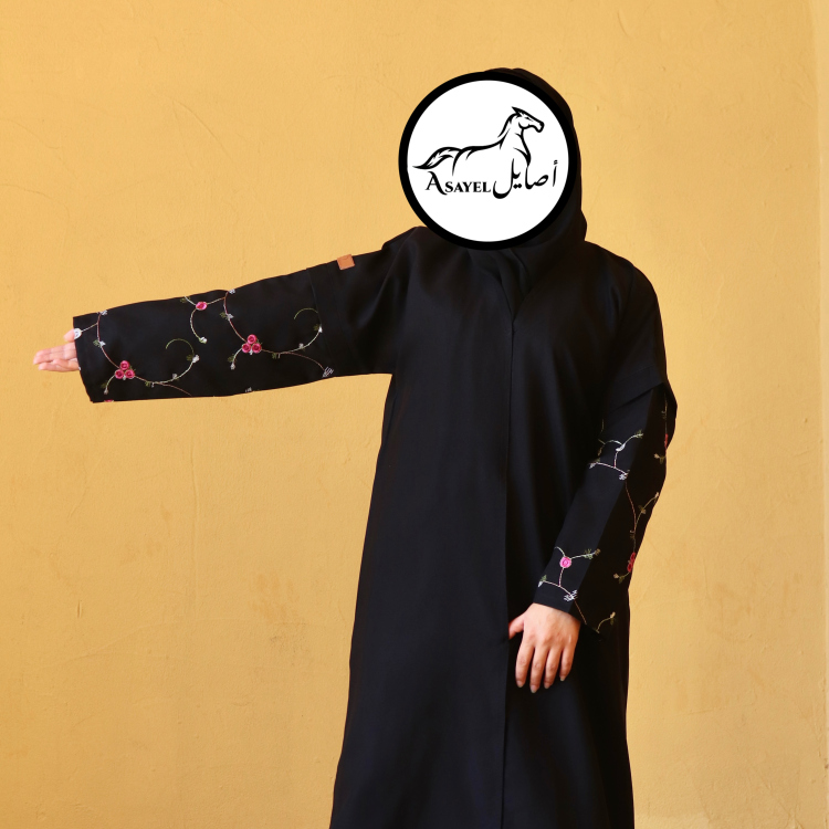 عباية تطريز 