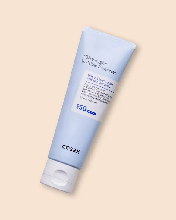 cosrx Ultra light invisible sunscreen واقي الشمس الترا لايت الغير مرئي