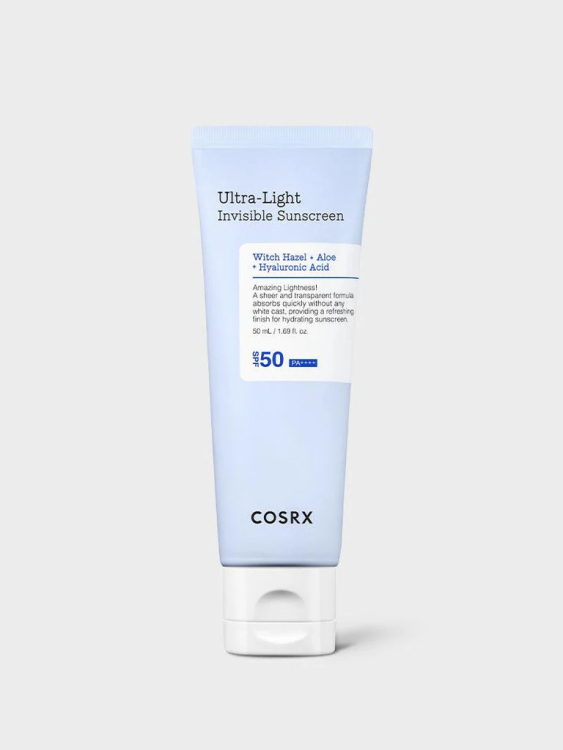 cosrx Ultra light invisible sunscreen واقي الشمس الترا لايت الغير مرئي