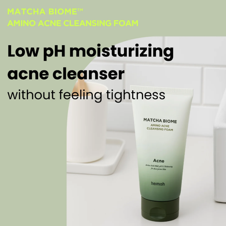 Heimish, Matcha Biome Amino Acne Cleansing Foam