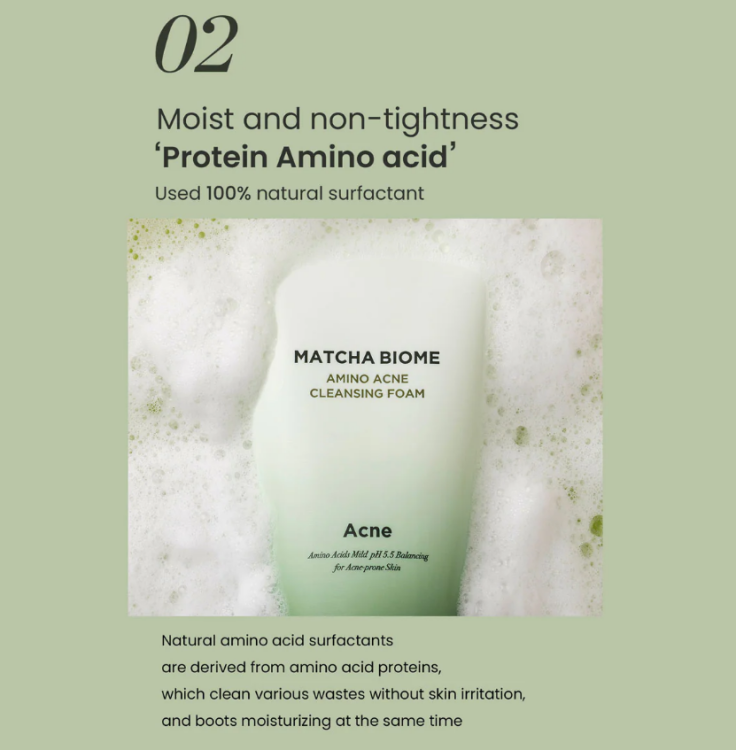 Heimish, Matcha Biome Amino Acne Cleansing Foam