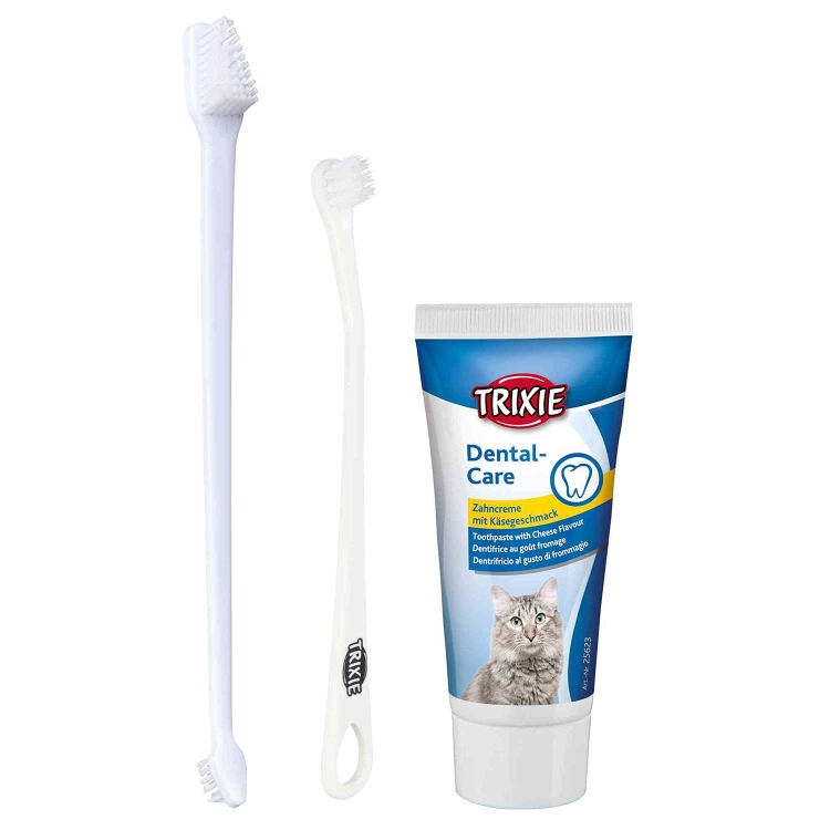 Trixie Dental Hygiene Set, Cats