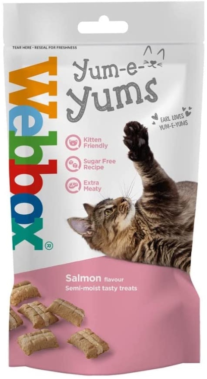 Webbox Yum-e-Yums Salmon Cat Treats