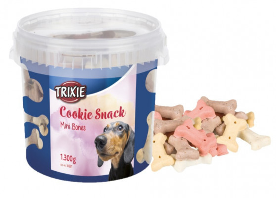 Trixie cookie snack mini bones 1300g