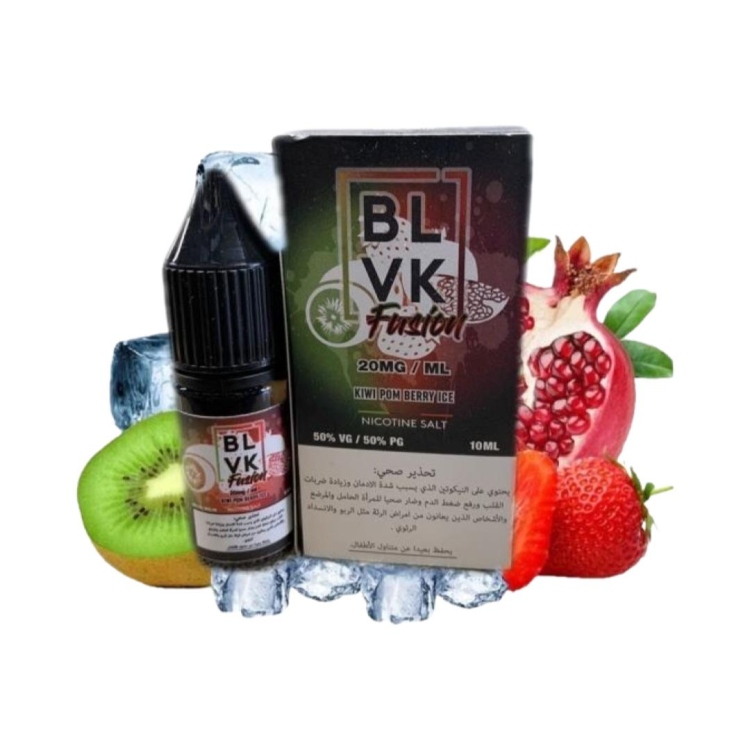 BLVK Kiwi Pom Berry Iced, SaltNic, Vape Juice 