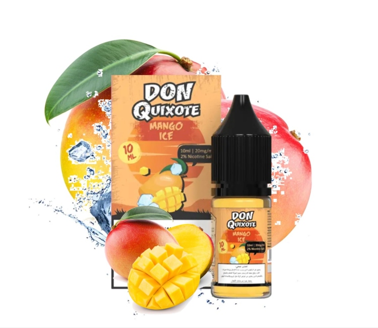 Don Quixote Mango Ice SaltNic, Vape Juice 