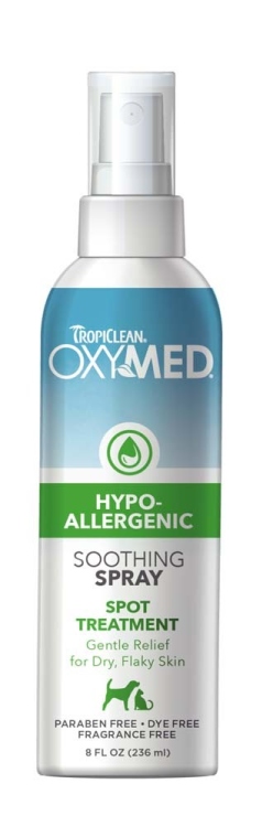 tropiclean oxymed hypo-allergenic soothing spray