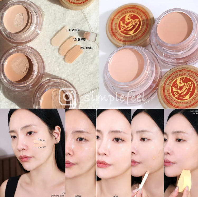 SKINFOOD, Salmon Darkcircle Concealer Cream - 01 Blooming