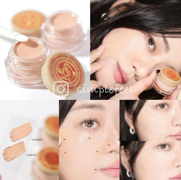 SKINFOOD, Salmon Darkcircle Concealer Cream - 01 Blooming