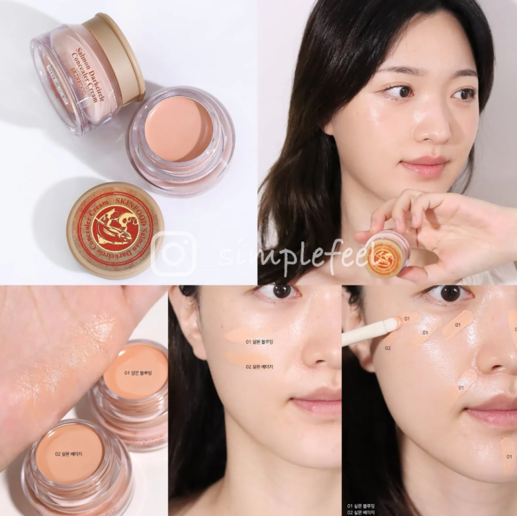 SKINFOOD, Salmon Darkcircle Concealer Cream - 01 Blooming