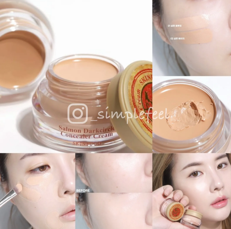 SKINFOOD, Salmon Darkcircle Concealer Cream - 01 Blooming