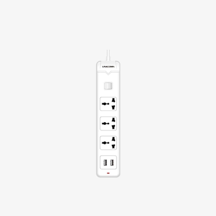 LINKCOMN LC-PC303 ( 3 outlets, 2XUSB-A + 1XType-C )  3 meter  MK plug 