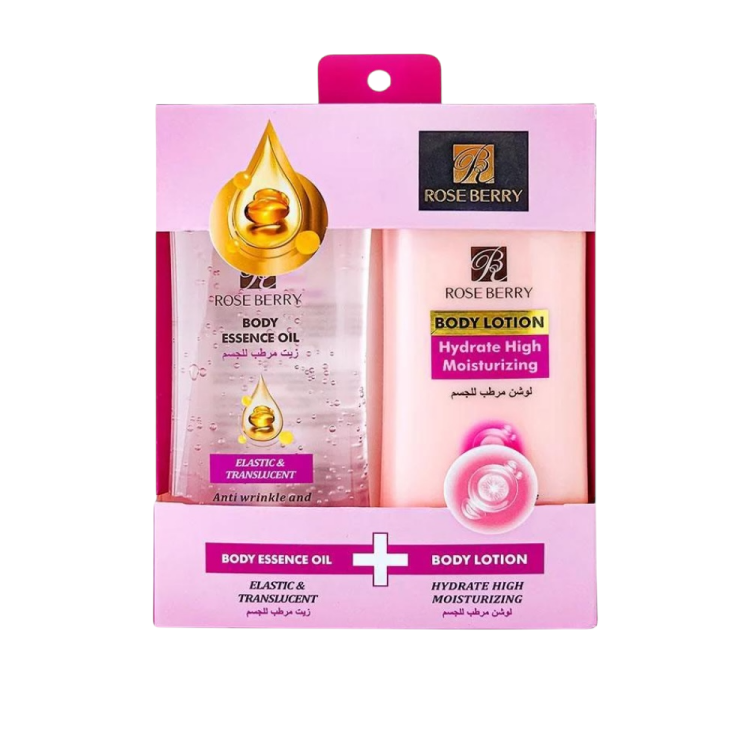 بكج لوشن و زيت للجسم Rose Berry 
