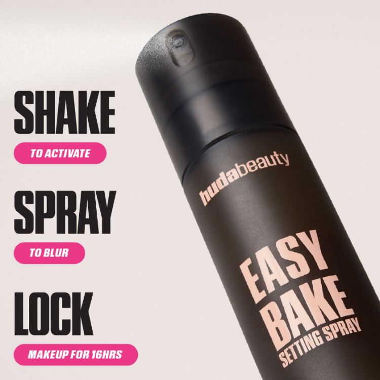 Huda Beauty, Easy Bake Setting Spray with 16-Hour Wear