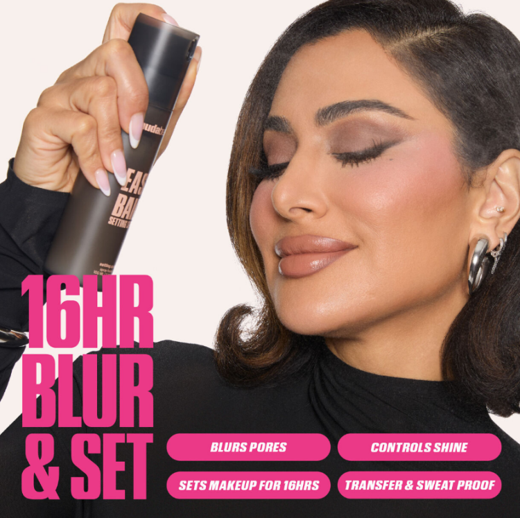 Huda Beauty, Easy Bake Setting Spray with 16-Hour Wear
